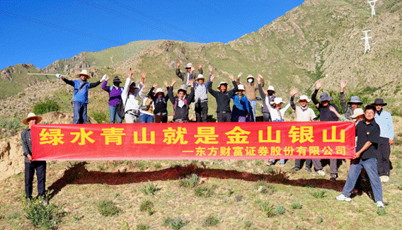 3.参与拉萨南北山国土绿化工程